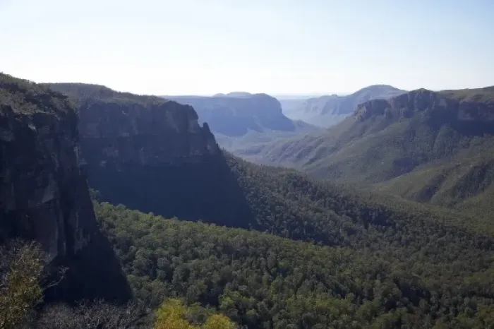 Framed Print : Australia, New South Wales, Blue Mountains, View over Grose Valley from Govetts Leap Framed Print : Australia, New South Wales, Blue Mountains, View over Grose Valley from Govetts Leap