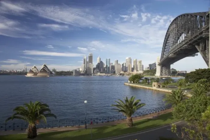 Framed Print : Australia, New South Wales, Sydney, Sydney Harbour Bridge, Sydney Opera House and Central Business District Framed Print : Australia, New South Wales, Sydney, Sydney Harbour Bridge, Sydney Opera House and Central Business District