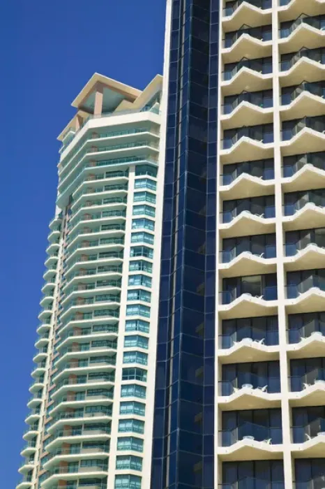 Framed Print : AUSTRALIA, Queensland, Gold Coast, Surfers Paradise. Downtown Highrises Framed Print : AUSTRALIA, Queensland, Gold Coast, Surfers Paradise. Downtown Highrises