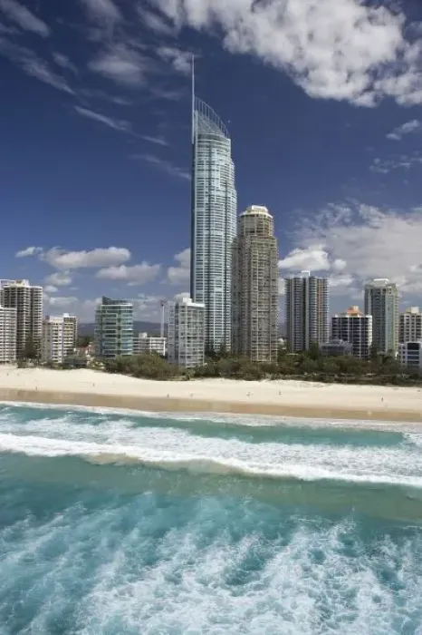 Framed Print : Australia, Queensland, Gold Coast, Surfers Paradise, Q1 Skyscraper - aerial Framed Print : Australia, Queensland, Gold Coast, Surfers Paradise, Q1 Skyscraper - aerial