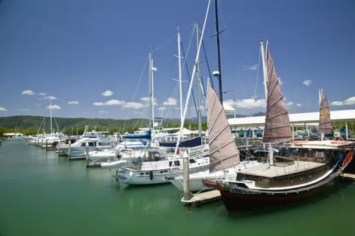 Framed Print : AUSTRALIA, Queensland, North Coast, Port Douglas. Marina Mirage on Dickson Inlet Framed Print : AUSTRALIA, Queensland, North Coast, Port Douglas. Marina Mirage on Dickson Inlet