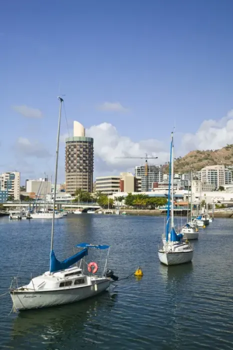 Framed Print : AUSTRALIA, Queensland, North Coast, Townsville. Morning Townsville view with Castle Framed Print : AUSTRALIA, Queensland, North Coast, Townsville. Morning Townsville view with Castle