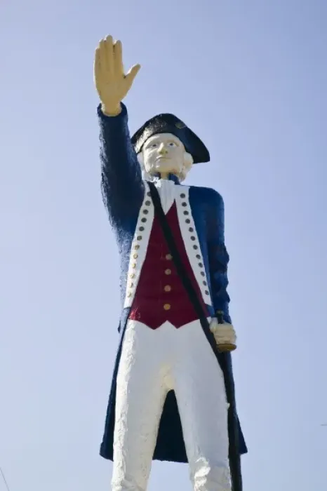 Framed Print : Australia, Queensland, North Coast, Cairns. Statue of Captain Cook on the Captain Cook Highway