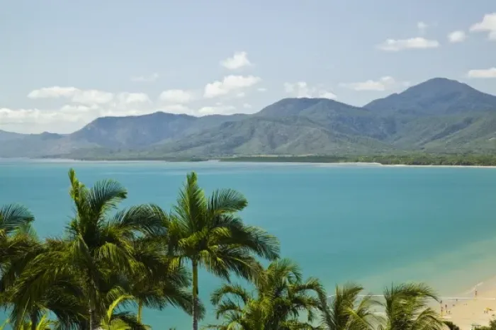 Framed Print : Australia, Queensland, North Coast, Port Douglas. Trinity Bay view from Flagstaff Hill Lookout Framed Print : Australia, Queensland, North Coast, Port Douglas. Trinity Bay view from Flagstaff Hill Lookout