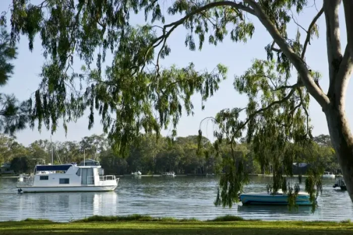 Framed Print : Australia, Queensland, Sunshine Coast, Noosa. Along the Noosa River / Morning Framed Print : Australia, Queensland, Sunshine Coast, Noosa. Along the Noosa River / Morning
