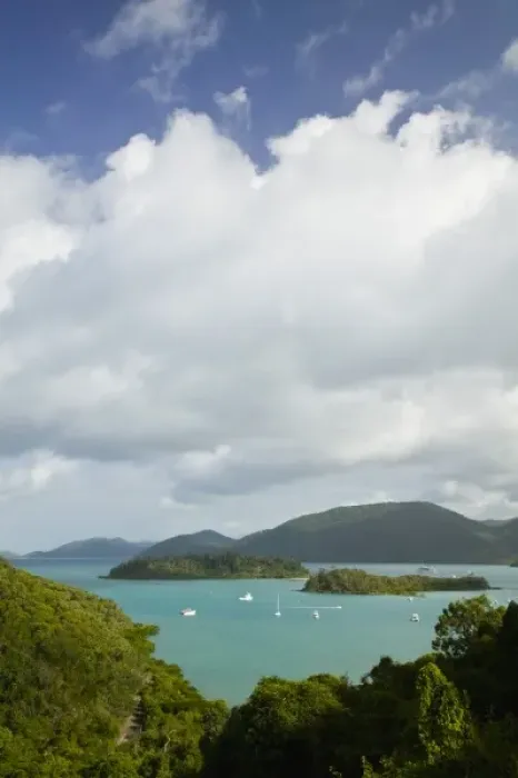 Framed Print : Australia, Queensland, Whistsunday Coast, Airlie Beach. Landscape in Shute Harbour Framed Print : Australia, Queensland, Whistsunday Coast, Airlie Beach. Landscape in Shute Harbour