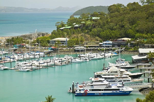 AUSTRALIA, Queensland, Whitsunday Coast, Hamilton Island. Hamilton Island Harbour