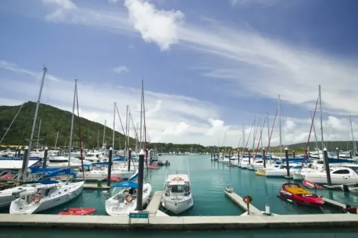 Framed Print : Australia, Queensland, Whitsunday Coast, Hamilton Island. Hamilton Island Harbour Framed Print : Australia, Queensland, Whitsunday Coast, Hamilton Island. Hamilton Island Harbour
