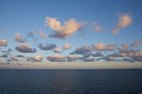 Australia, South Australia, Adelaide. Sunrise with cloudd on the Indian Ocean off