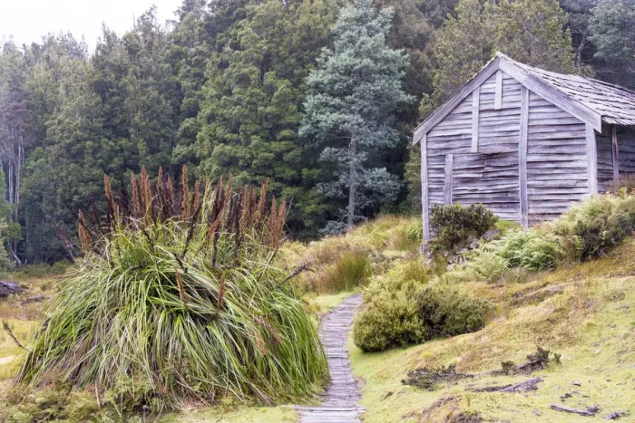 Framed Print : Australia, Tasmania. Cradle Mountain-Lake St. Clair National Park. Historic DuCane Hut Framed Print : Australia, Tasmania. Cradle Mountain-Lake St. Clair National Park. Historic DuCane Hut