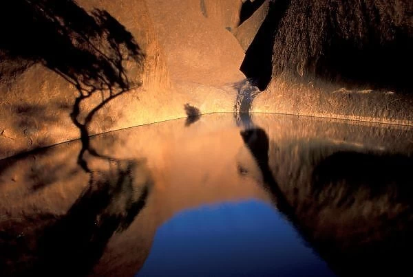 Australia, Uluru National Park. Uluru or Ayers Rock