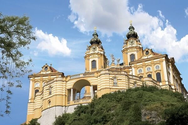 Austria, Melk monastery, Church of the Abbey, Wachau Valley