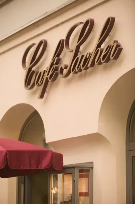 Framed Print : AUSTRIA-STYRIA (Stiermark)- GRAZ: Herrengasse- Pedestrian Zone Cafe Sacher Sign Framed Print : AUSTRIA-STYRIA (Stiermark)- GRAZ: Herrengasse- Pedestrian Zone Cafe Sacher Sign