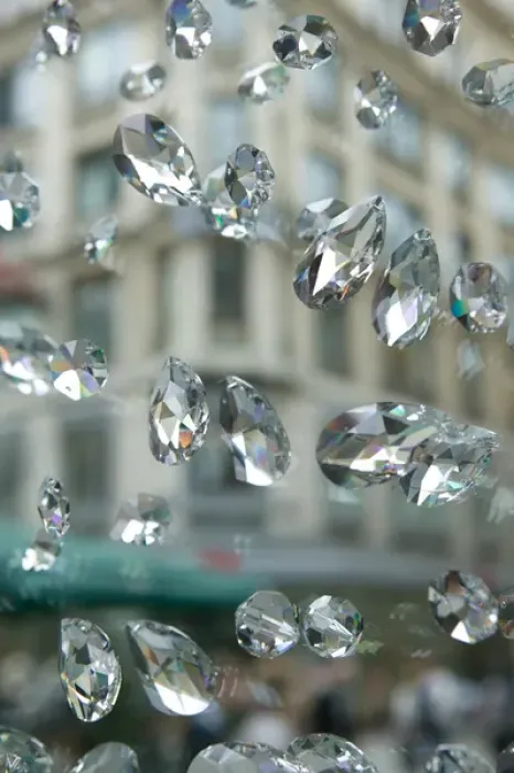 Framed Print : AUSTRIA-Vienna: Artificial Diamonds in Storefront Karntner Strasse Framed Print : AUSTRIA-Vienna: Artificial Diamonds in Storefront Karntner Strasse