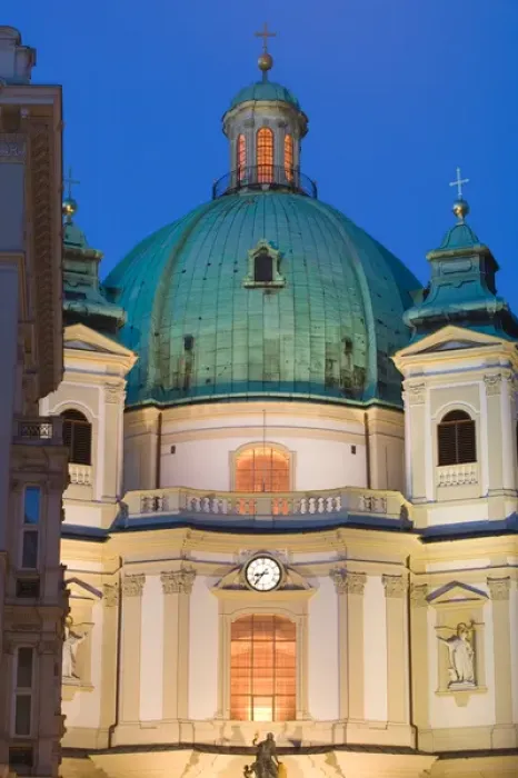 Framed Print : AUSTRIA-Vienna: Graben: Peterskirche (St. Peter Church) Framed Print : AUSTRIA-Vienna: Graben: Peterskirche (St. Peter Church)