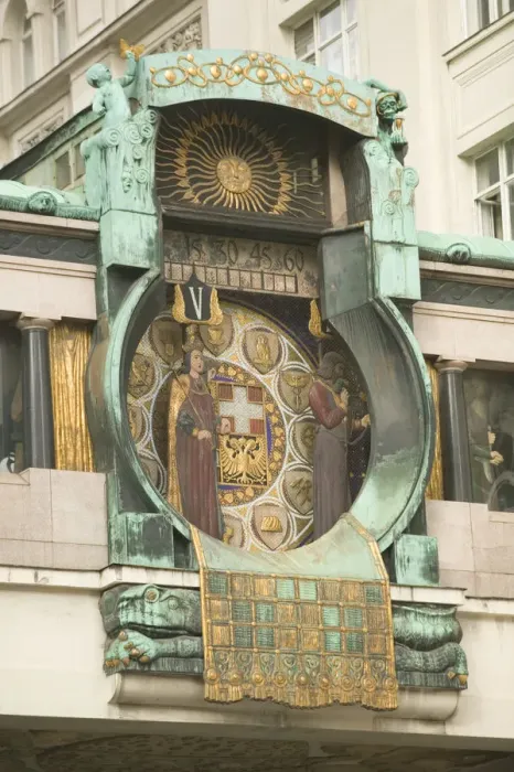 Framed Print : AUSTRIA-Vienna: Hoher Markt: The Anker Clock  /  Ankeruhr (b. 1914)