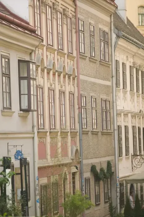 Framed Print : AUSTRIA-Vienna: Spittelberg Historic District  /  Detail