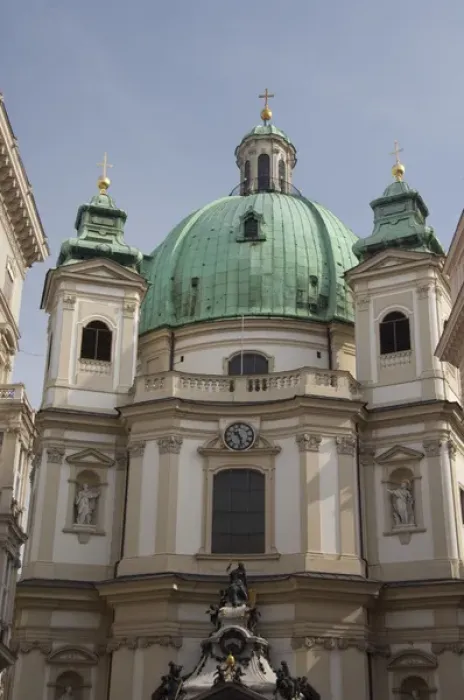 Framed Print : Austria, Vienna. St. Peters Church, 18th century Baroque. Daily mass has been Framed Print : Austria, Vienna. St. Peters Church, 18th century Baroque. Daily mass has been