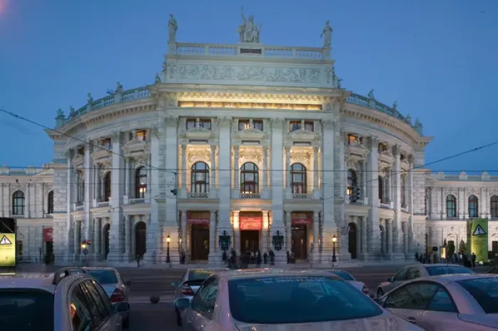 Framed Print : AUSTRIA-Vienna: Vienna Burgtheater  /  Theater (b. 1888)  /  Evening