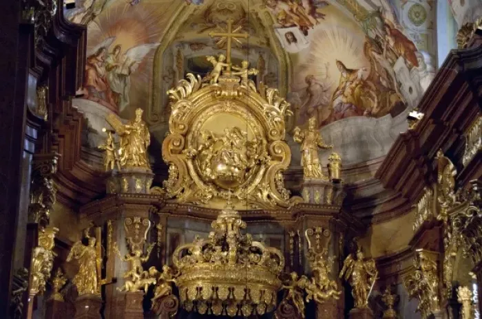 Framed Print : Austria, Wachau Valley, Melk. 900 year old Melk Abbey (aka Benediktinerstift). Ornate Framed Print : Austria, Wachau Valley, Melk. 900 year old Melk Abbey (aka Benediktinerstift). Ornate