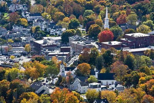 Autumn; Camden Harbor; Camden; Maine; USA