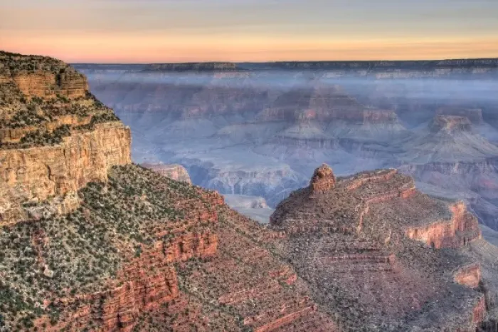 Framed Print : AZ, Arizona, Grand Canyon National Park, South Rim, sunrise view from the village Framed Print : AZ, Arizona, Grand Canyon National Park, South Rim, sunrise view from the village