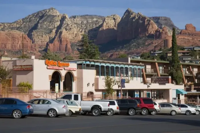 Framed Print : AZ, Arizona, Red Rock Country, Sedona, offers an electic collection of shops, galleries Framed Print : AZ, Arizona, Red Rock Country, Sedona, offers an electic collection of shops, galleries