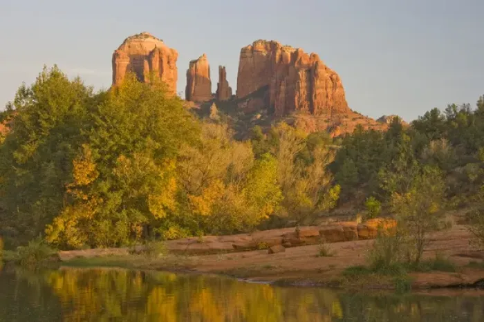 Framed Print : AZ, Arizona, Sedona, Crescent Moon Recreation Area, Red Rock Crossing; Oak Creek Framed Print : AZ, Arizona, Sedona, Crescent Moon Recreation Area, Red Rock Crossing; Oak Creek