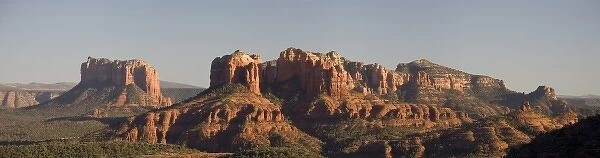 AZ, Arizona, Sedona, Red Rock Country, the Courthouse and Cathedral Rock