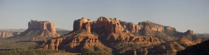 Framed Print : AZ, Arizona, Sedona, Red Rock Country, the Courthouse and Cathedral Rock Framed Print : AZ, Arizona, Sedona, Red Rock Country, the Courthouse and Cathedral Rock