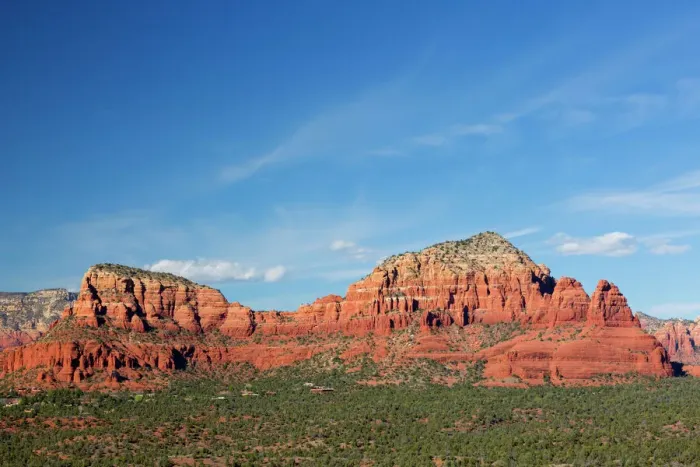 Framed Print : AZ, Sedona, Red Rock Country, Twin Buttes and The Nuns