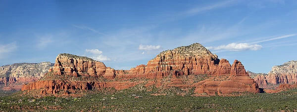 AZ, Sedona, Red Rock Country, Twin Buttes and The Nuns
