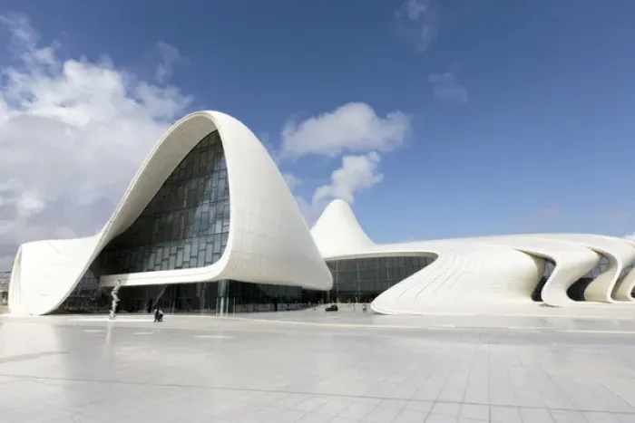 Framed Print : Azerbaijan, Baku. The Heydar Aliyev Center in Baku Framed Print : Azerbaijan, Baku. The Heydar Aliyev Center in Baku