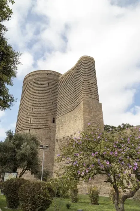 Framed Print : Azerbaijan, Baku. The Maiden Tower in Baku Framed Print : Azerbaijan, Baku. The Maiden Tower in Baku