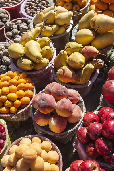 Azerbaijan, Vandam. Fruit market