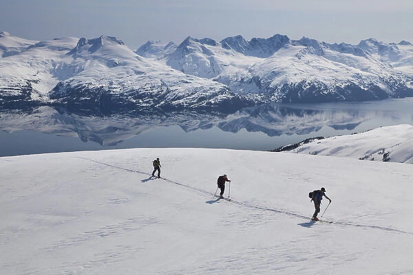 Backcountry skiing in Prince William Sound