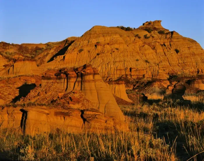 Framed Print : Badlands at Dinosaur Provincial Park in Alberta, Canada
