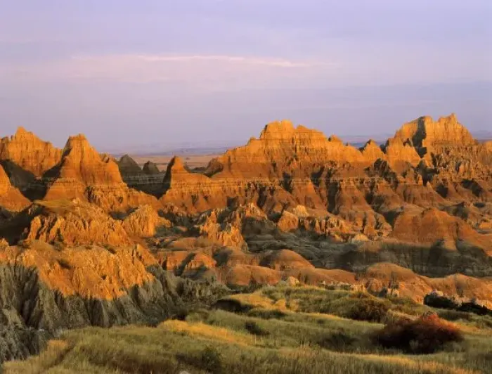 Framed Print : Badlands National Park in South Dakota