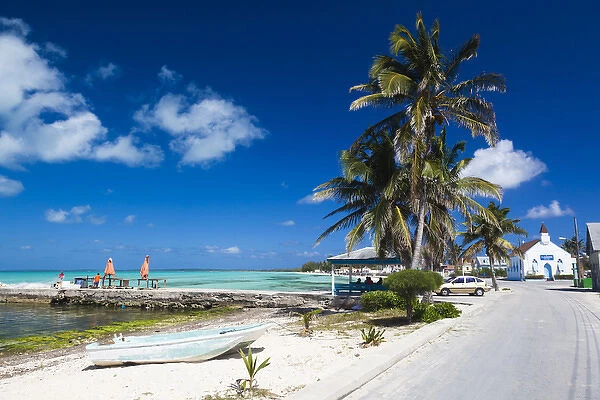Bahamas, Eleuthera Island, Tarpum Bay, town beach