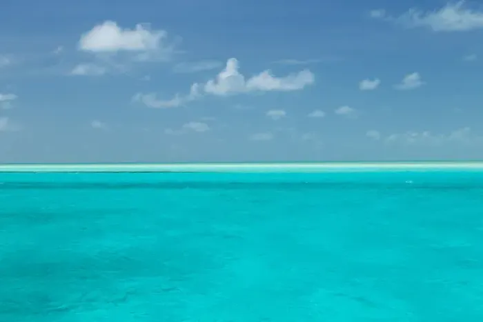Framed Print : Bahamas, Exuma Island. Seascape of aqua ocean Framed Print : Bahamas, Exuma Island. Seascape of aqua ocean