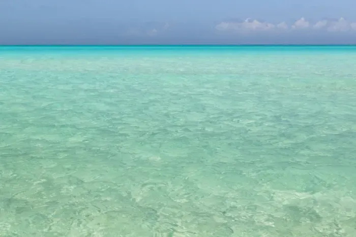 Framed Print : Bahamas, Exuma Island. Seascape of Shroud Cay