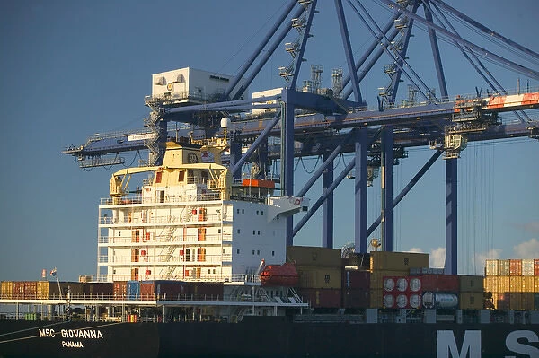 BAHAMAS-Grand Bahama Island-Freeport: Port of Freeport- Containerized Cargo