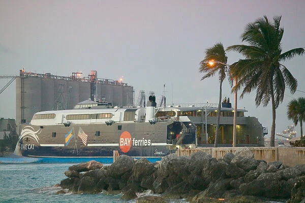 BAHAMAS-Grand Bahama Island-Freeport: Port of Freeport- The Cat -Catamaran