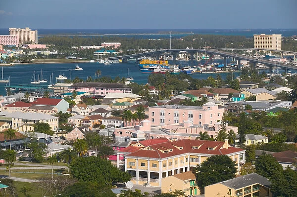 Bahamas, New Providence Island, Nassau: Nassau Port & Paradise Island Bridges