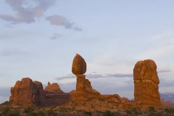 Framed Print : Balanced Rock, Arches National Park, near Moab, Utah