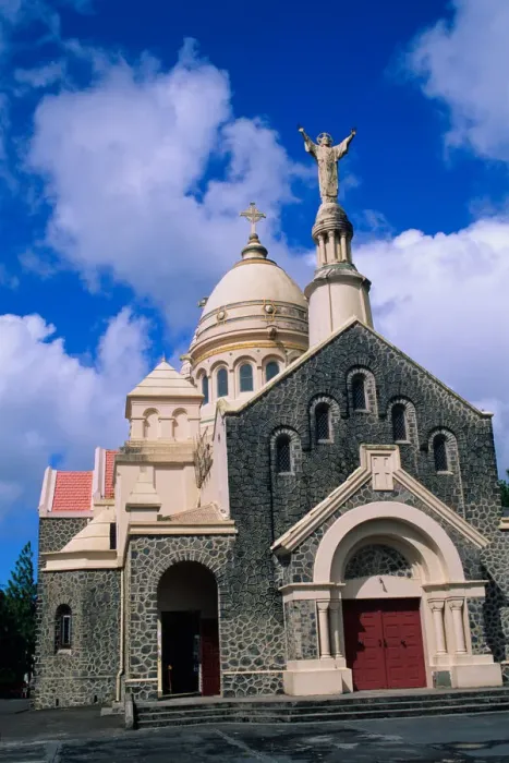 Framed Print : Balata Church, north of the town of Fort-de-France on the island of Martinique, is Framed Print : Balata Church, north of the town of Fort-de-France on the island of Martinique, is