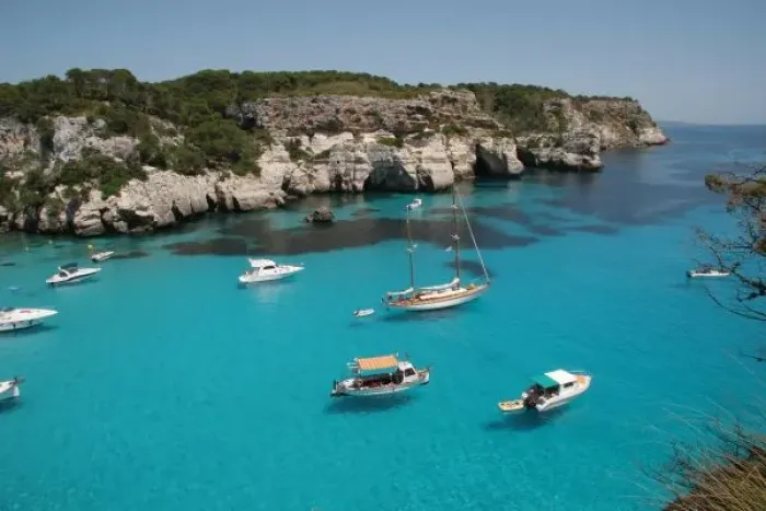 Framed Print : Balearic Islands. Menorca Island. Cala Macarella. Landscape coast. South island. Spain Framed Print : Balearic Islands. Menorca Island. Cala Macarella. Landscape coast. South island. Spain