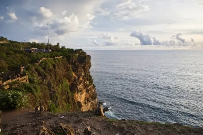 Framed Print : Bali, Indonesia. Uluwatu temple is one of the many famous landscape temples overlooks the ocean