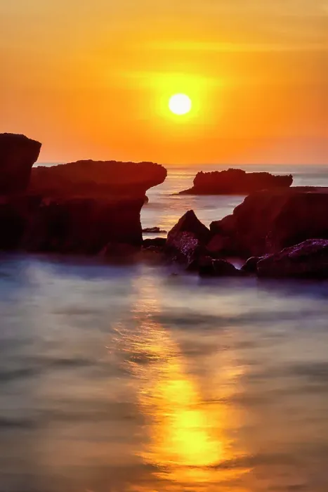 Framed Print : Bali sunset
