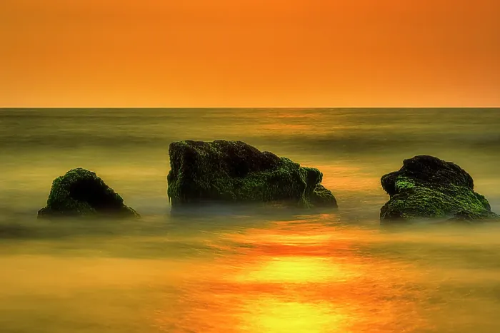 Framed Print : Bali sunset